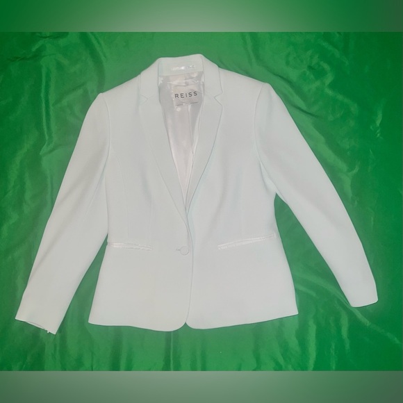 Reiss Mint Blazer and Skirt Set size Medium/ 8 - Picture 2 of 16